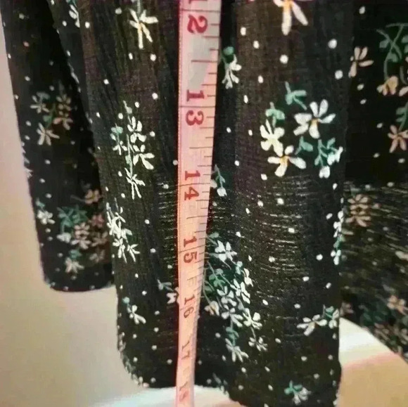 Womens, large, Vanilla Star, short, black, floral, stretchy dress - Picture 13 of 13